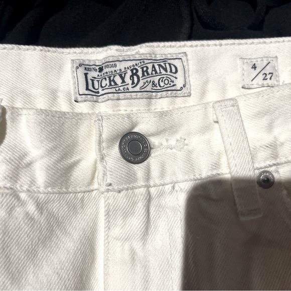 Lucky Brand Jeans white denim mini skirt, size 4 - Picture 3 of 3